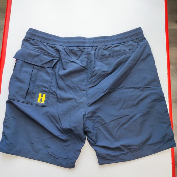 Tommy Hilfiger active wear outdoor shorts men's size XL navy blue side pockets - Picture 3 of 11